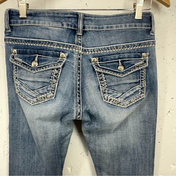 Stetson Women’s size 8 x 34 Tall Hollywood Bootcut Stretch Jeans - Picture 5 of 12